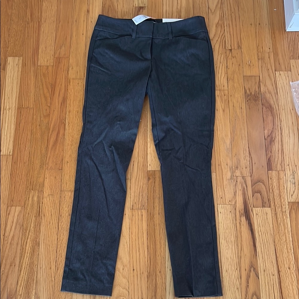 NWT! LOFT modern skinny ankle trouser dress pants 0 grey